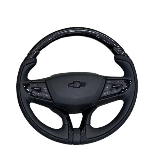 Chevrolet Tracker 2 uchun anatomik, qora charmli rul 2 sotib olish