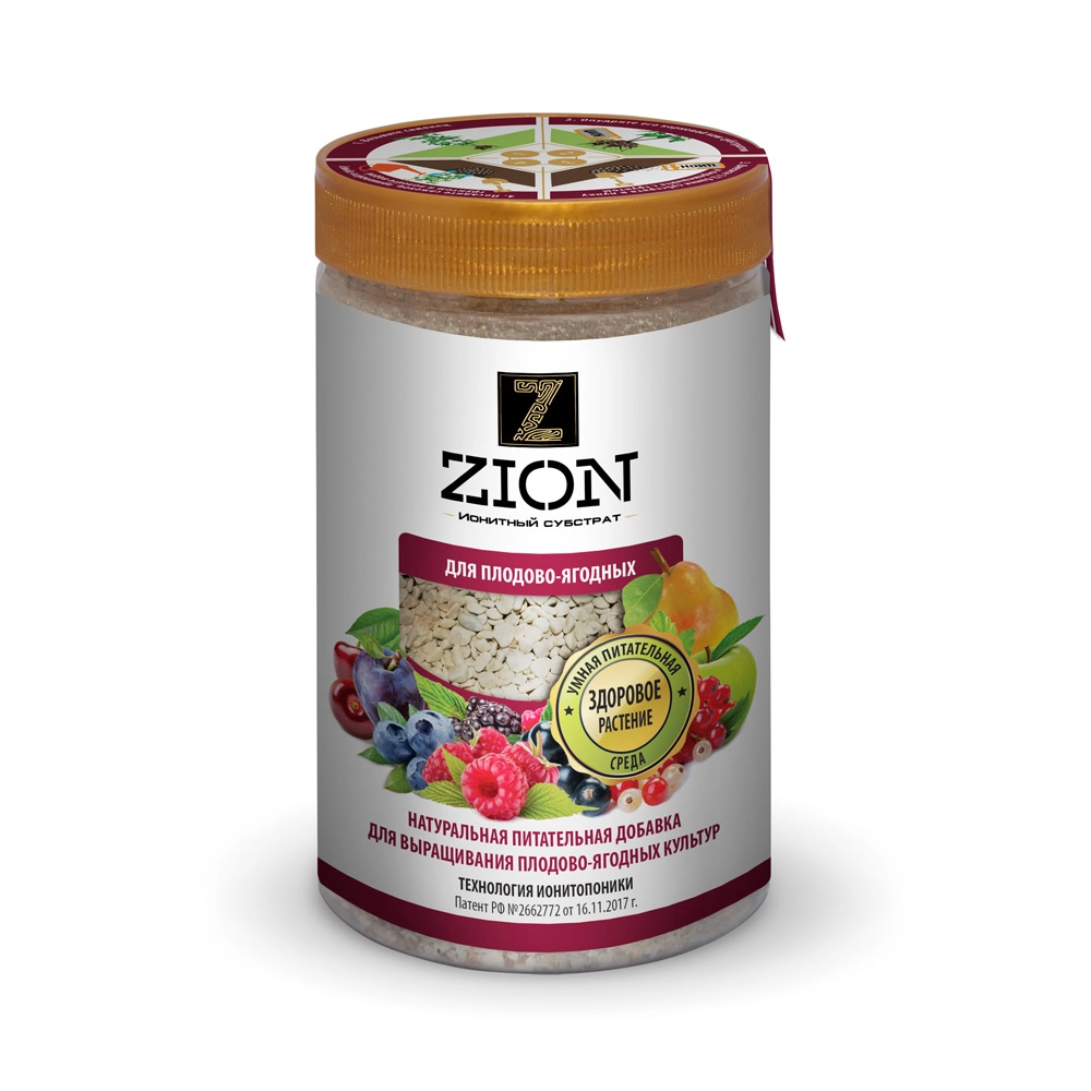 ZION mevali va rezavor o'simliklar uchun substrat (polimer idish, 700g) arzon