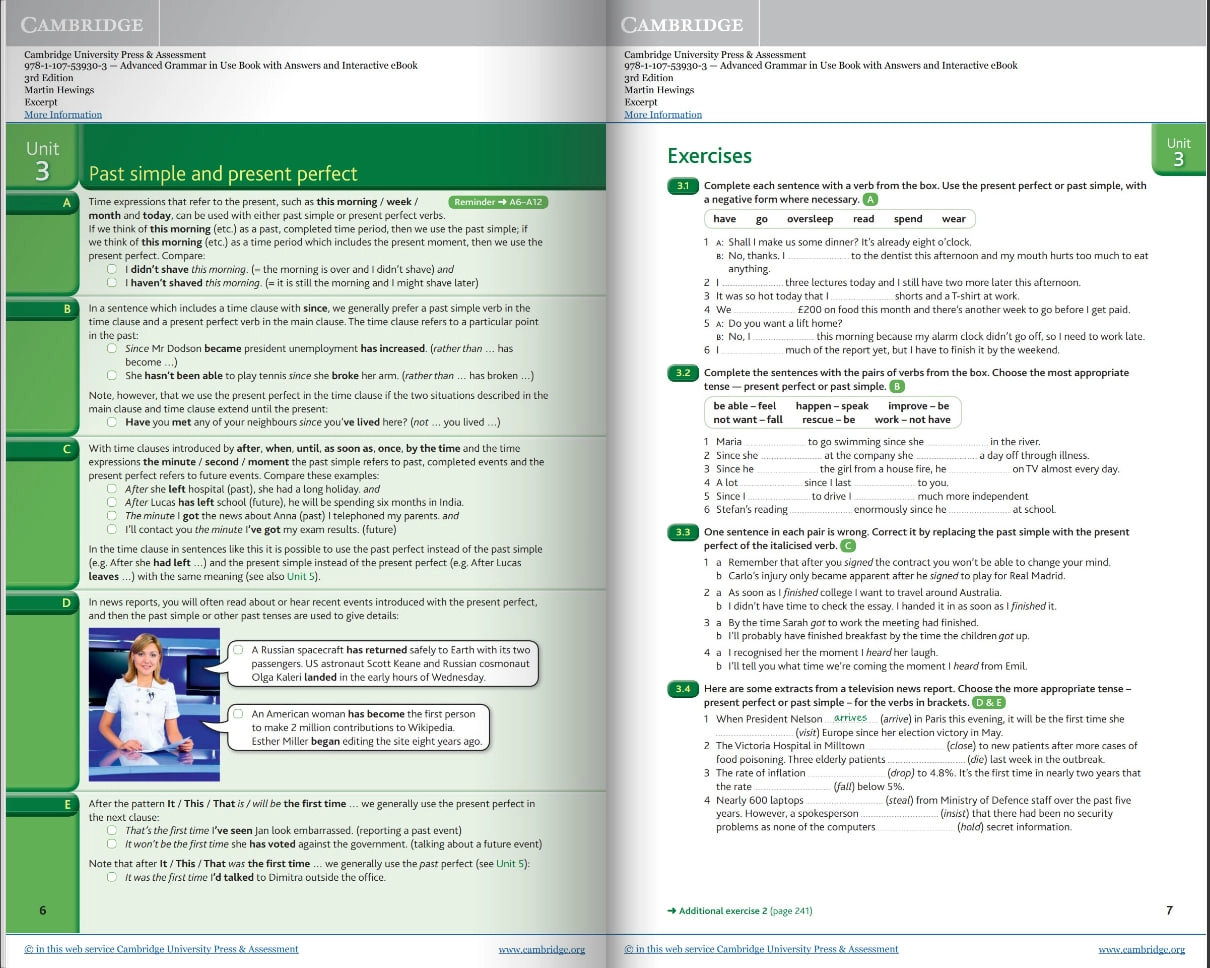 Martin Hewings: Advanced Grammar in Use. A Self-Study Reference and Practice Book for Advanced Learners of English (Third edition) arzon