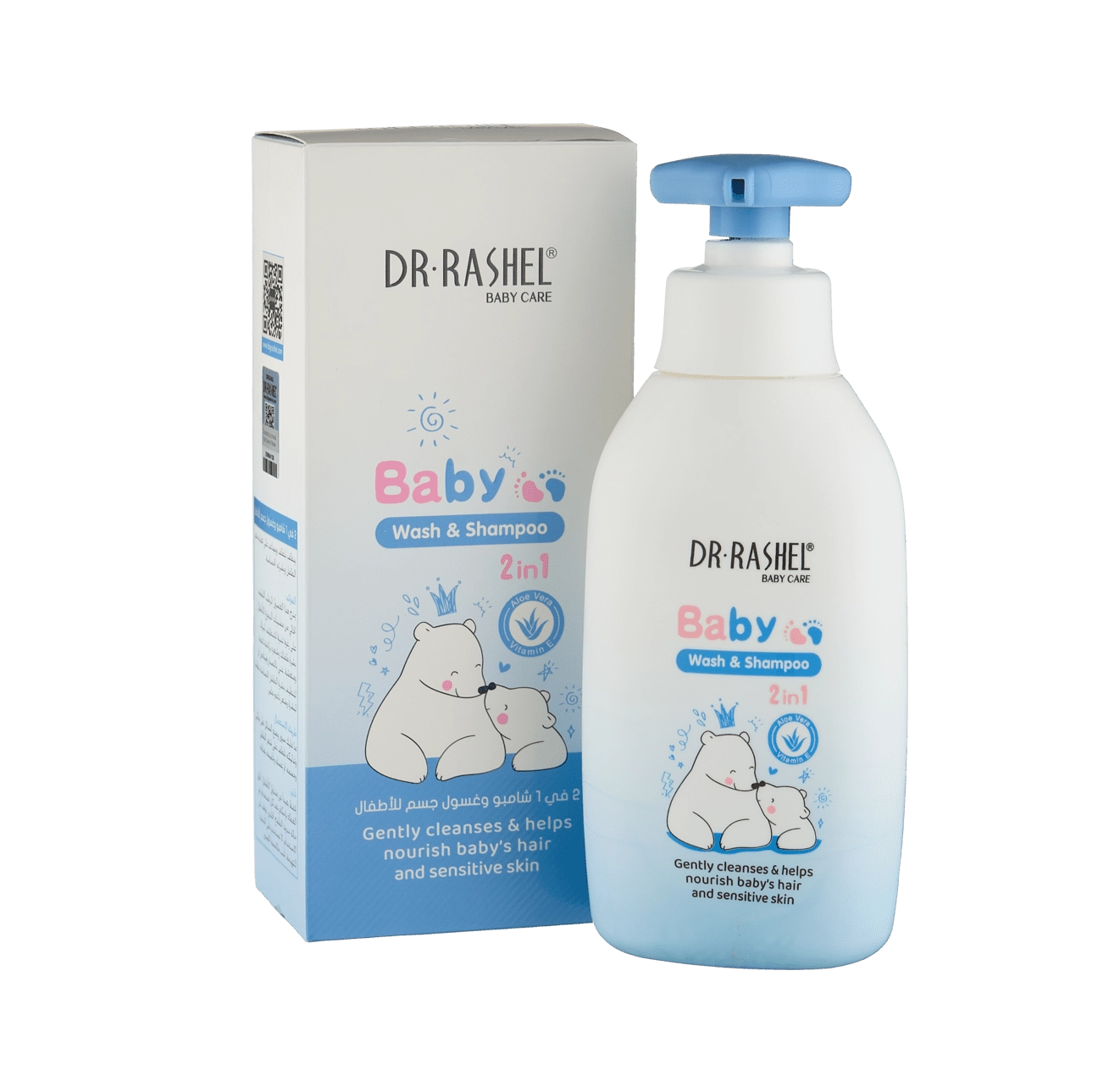 Детский шампунь ​​Dr.Rashel Baby 2 in 1 Wash And Shampoo 300ML купить