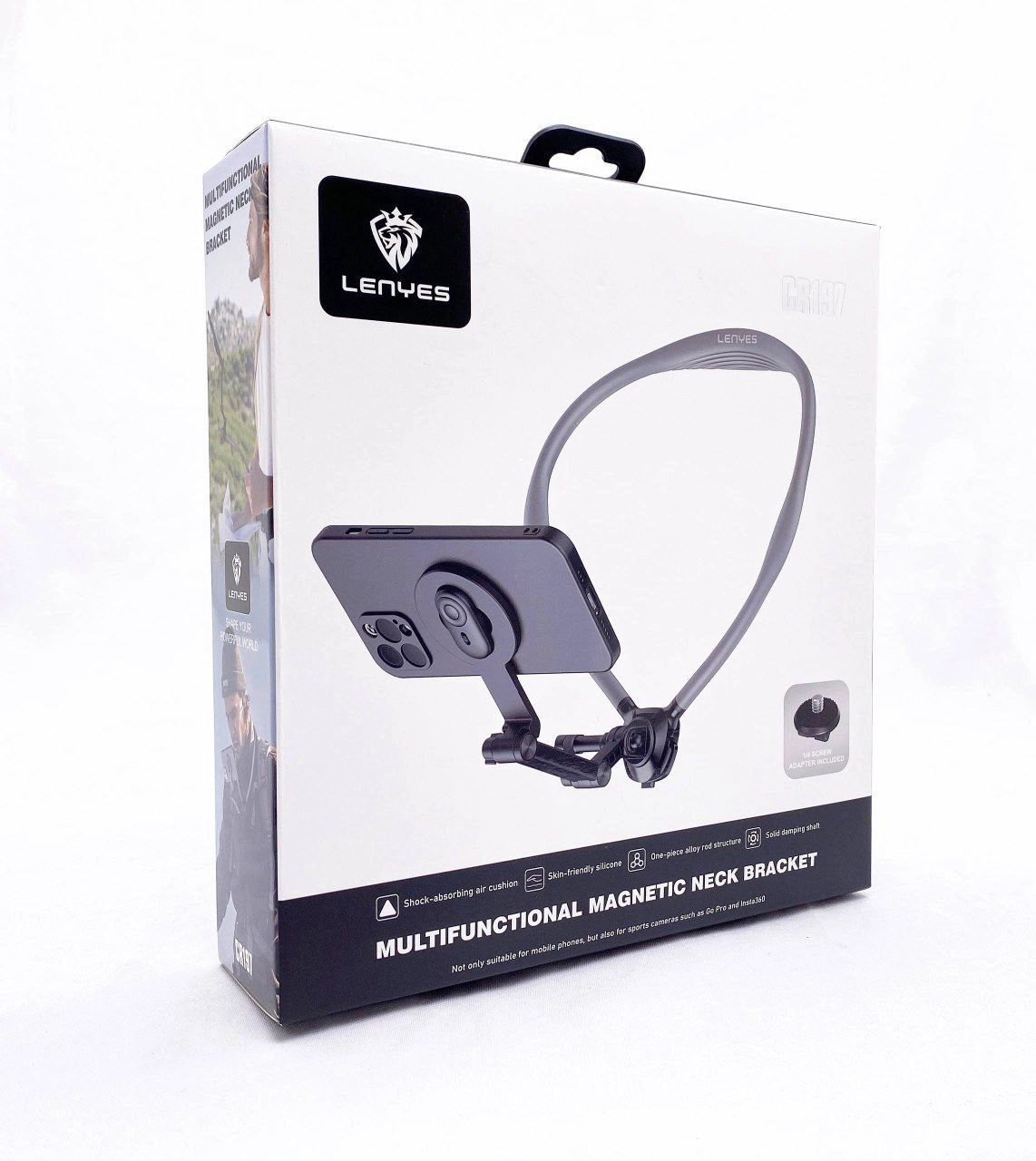 Lenyes CR197 bo&lsquo;yinli telefon tutqichi arzon