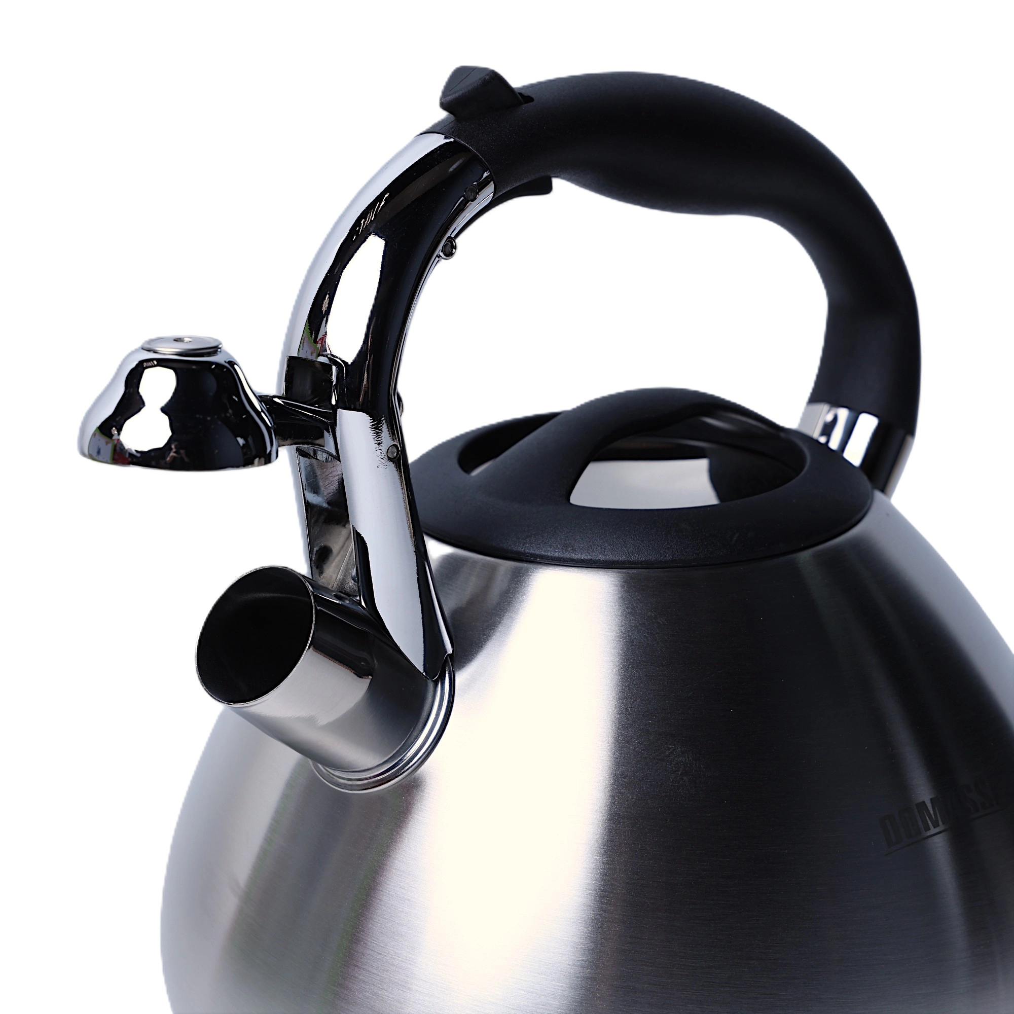 DOMASSI DMK-7577 3.4 l, hushtakli choynak, zanglamaydigan po&lsquo;latdan , Silver O'zbekistonda