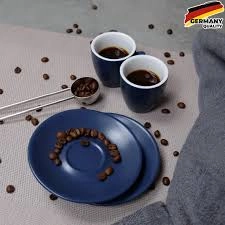 KELA Mattia espresso uchun piyola va taxtalar to'plami, 4 dona, ko'k 12754 - rasm №4 KELA Mattia espresso uchun piyola va taxtalar to'plami, 4 dona, ko'k 12754 O'zbekistonda