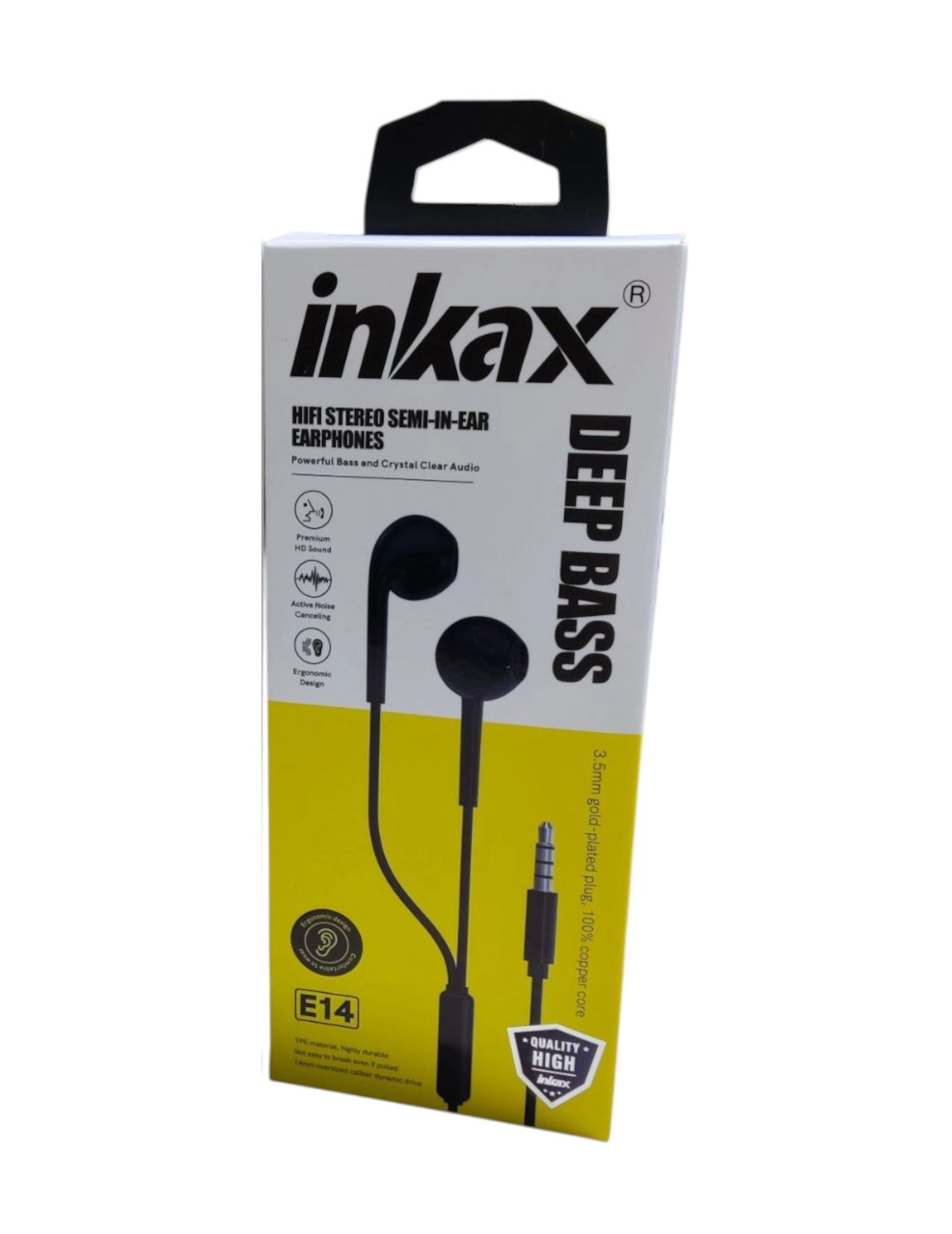 Проводные наушники Inkax E14 HiFi Stereo рассрочка