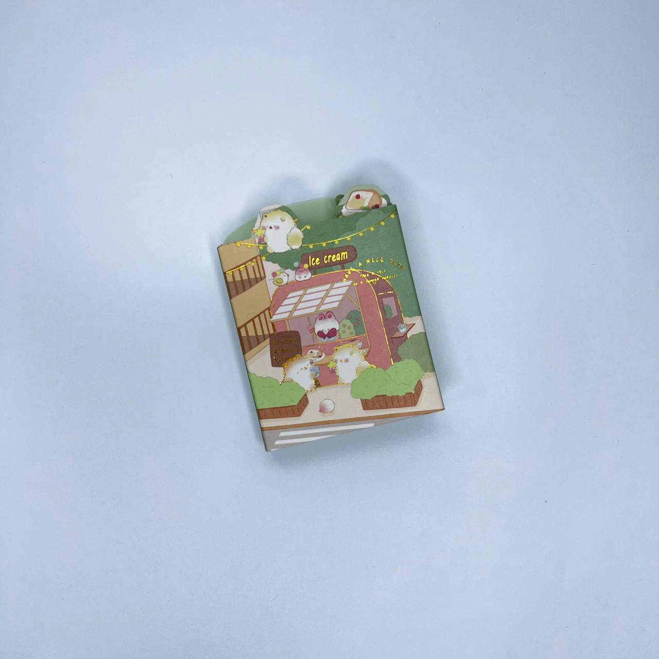 Стикеры для заметок Буклет (зеленый) купить