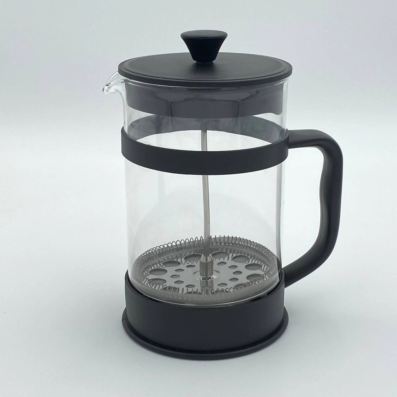 Royal home tableware & more Kofe va choy uchun pressli choynak 1.5 L shaffof (qora) sotib olish