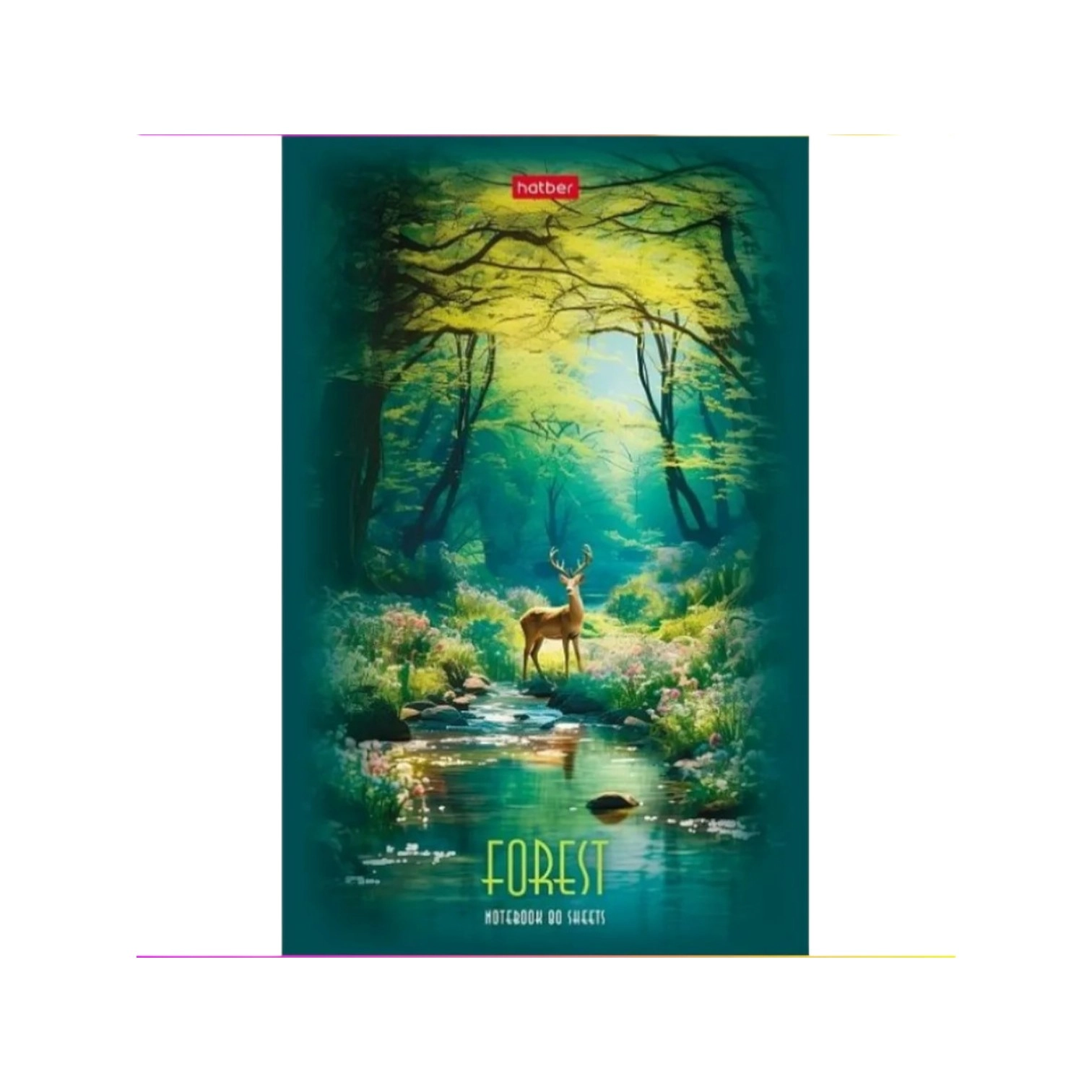 Forest Biznes bloknot, katakli, A5 formatda, 80 bet 80Б5лВ1_31250 sotib olish