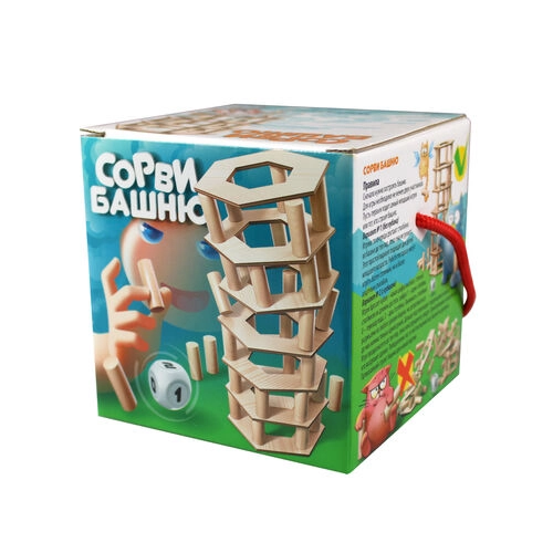Игра настольная Сорви башню купить