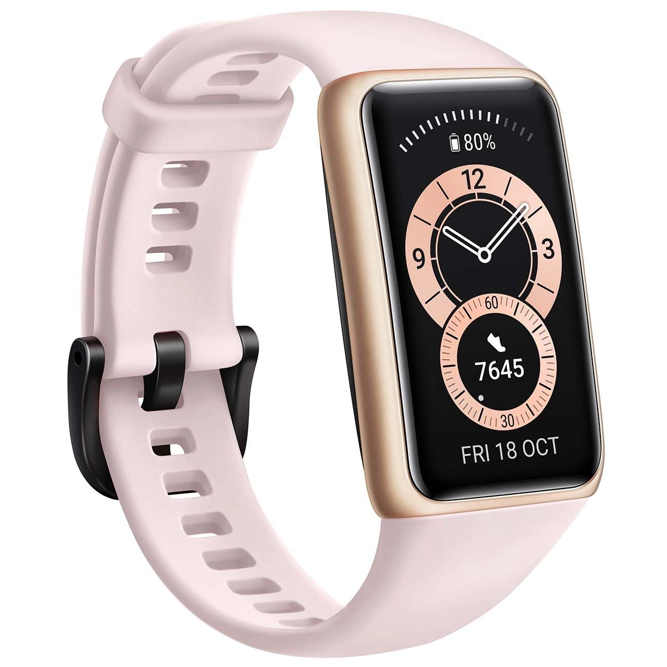 Силиконовый ремешок для Huawei Band 6 / Honor Band 6 pink недорого