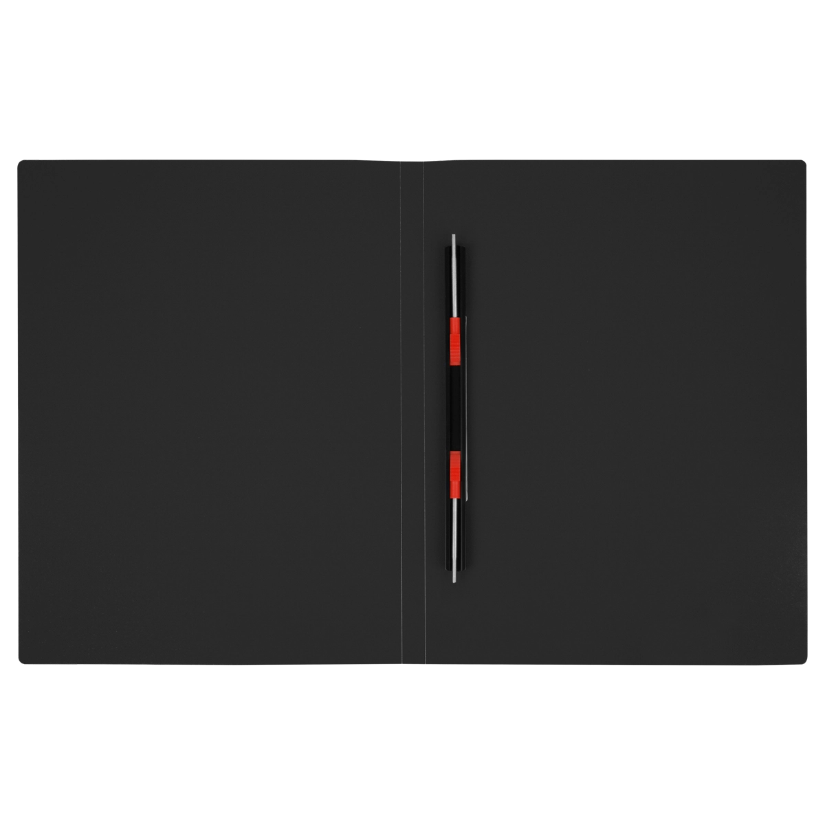 Папка OfficeSpace "Вита" A4, с пружинным скоросшивателем, 17 мм, чёрная, пластиковая недорого