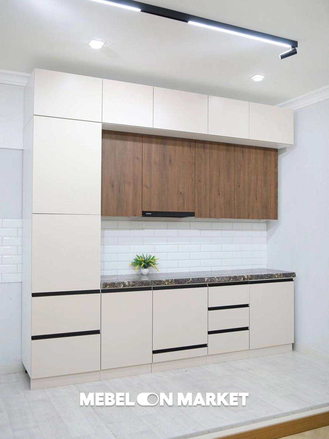 "Kosandra" oshxona garnituri, 3,4 metr, Beige O'zbekistonda