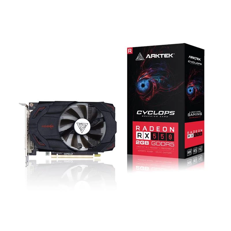 Видеокарта Arktek RX 550 4 ГБ GDDR5 в Узбекистане