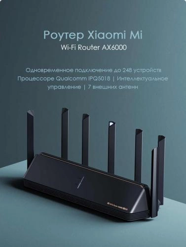 Wi-Fi роутер Xiaomi AIoT AX6000 (оптика) - фото №5 Wi-Fi роутер Xiaomi AIoT AX6000 (оптика) онлайн