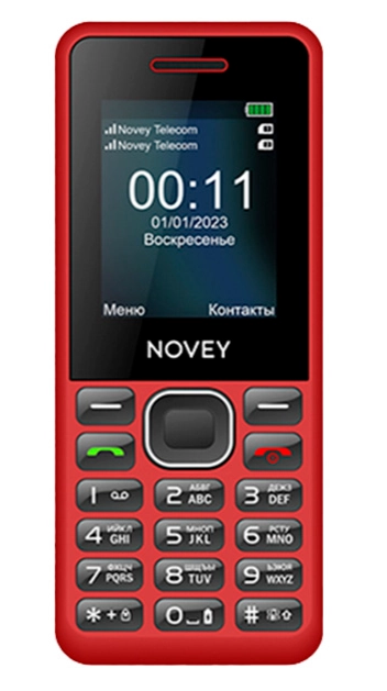 Novey A11 Qizil Telefoni arzon