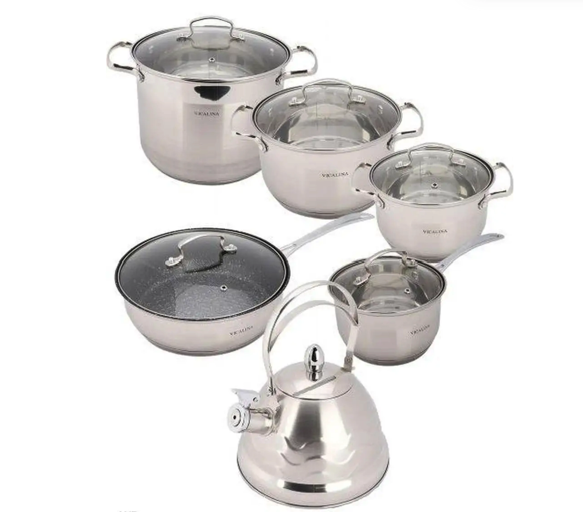 Vicalina 3027 (6 buyumli) oshxona idishlari to&lsquo;plami sotib olish