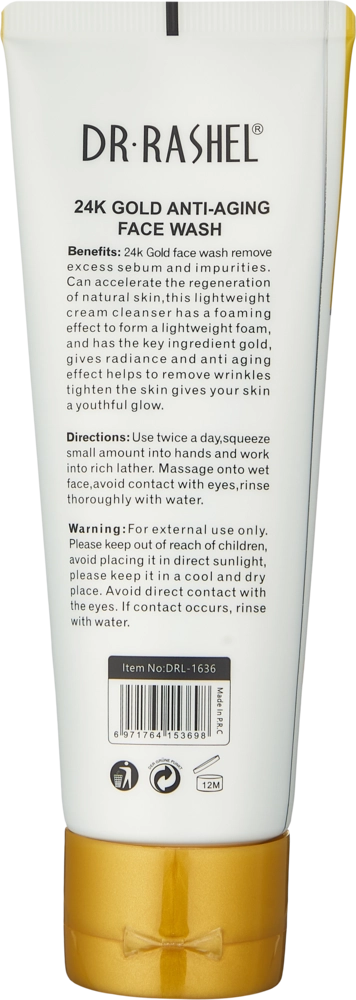 24K GOLD ANTI-AGING CLEANSING GEL 100ML YUZ YUVISH PENKASI arzon