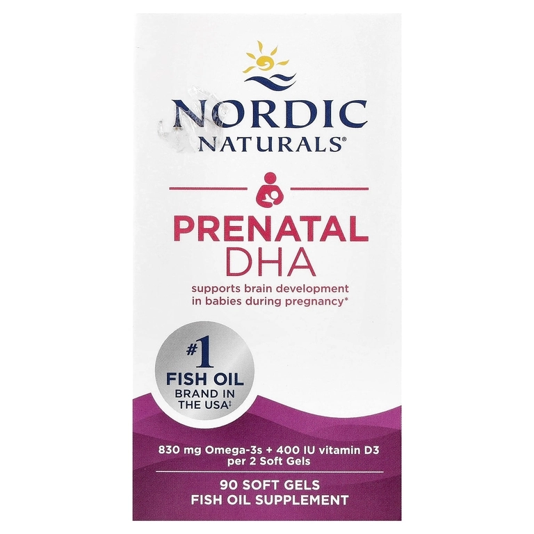 Nordic Naturals DHA для беременных, 90 капсул (01741) купить