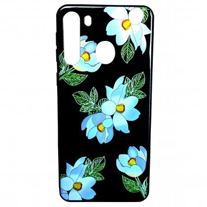 Samsung Galaxy A50 uchun oq gulli g‘ilof sotib olish