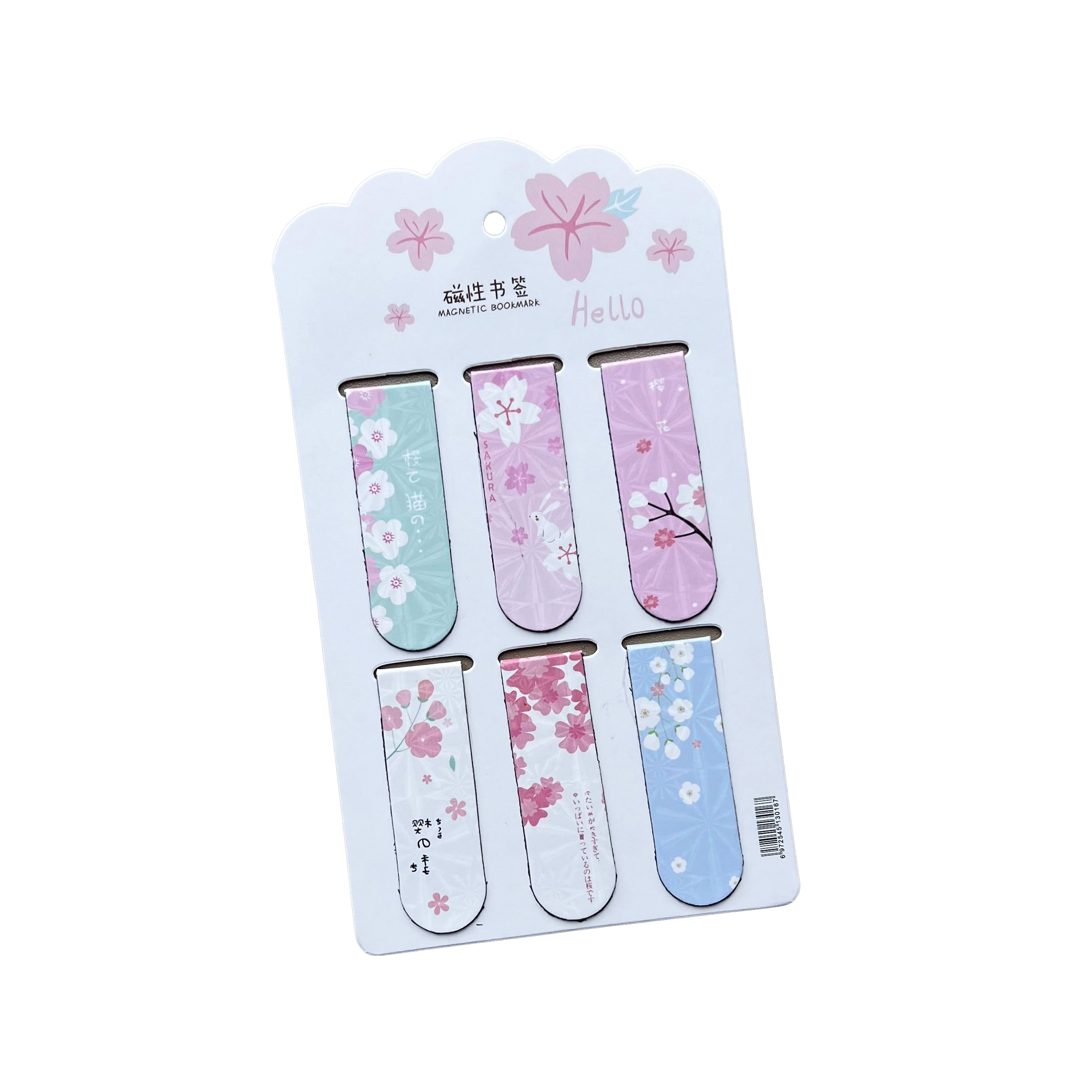 Магнитные закладки, 6 шт. «Сакура» онлайн