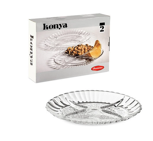 Набор менажниц Pasabahce KONYA 2шт 26x18см (54912) рассрочка