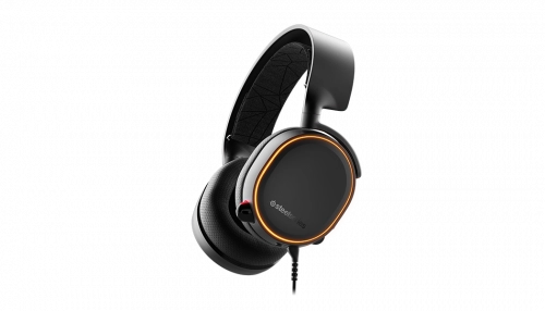 Компьютерные наушники SteelSeries Arctis 5 Black Surround Sound RGB Gaming Headset (Black, White) купить
