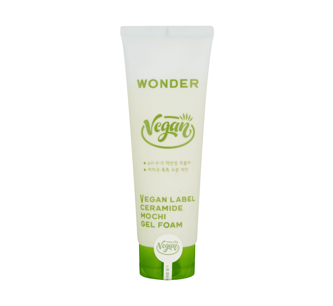 WONDER VEGAN LABEL CERAMIDE MOCHI LOW pH GEL FOAM (180 ml) - YUZ YUVISH PENKASI sotib olish