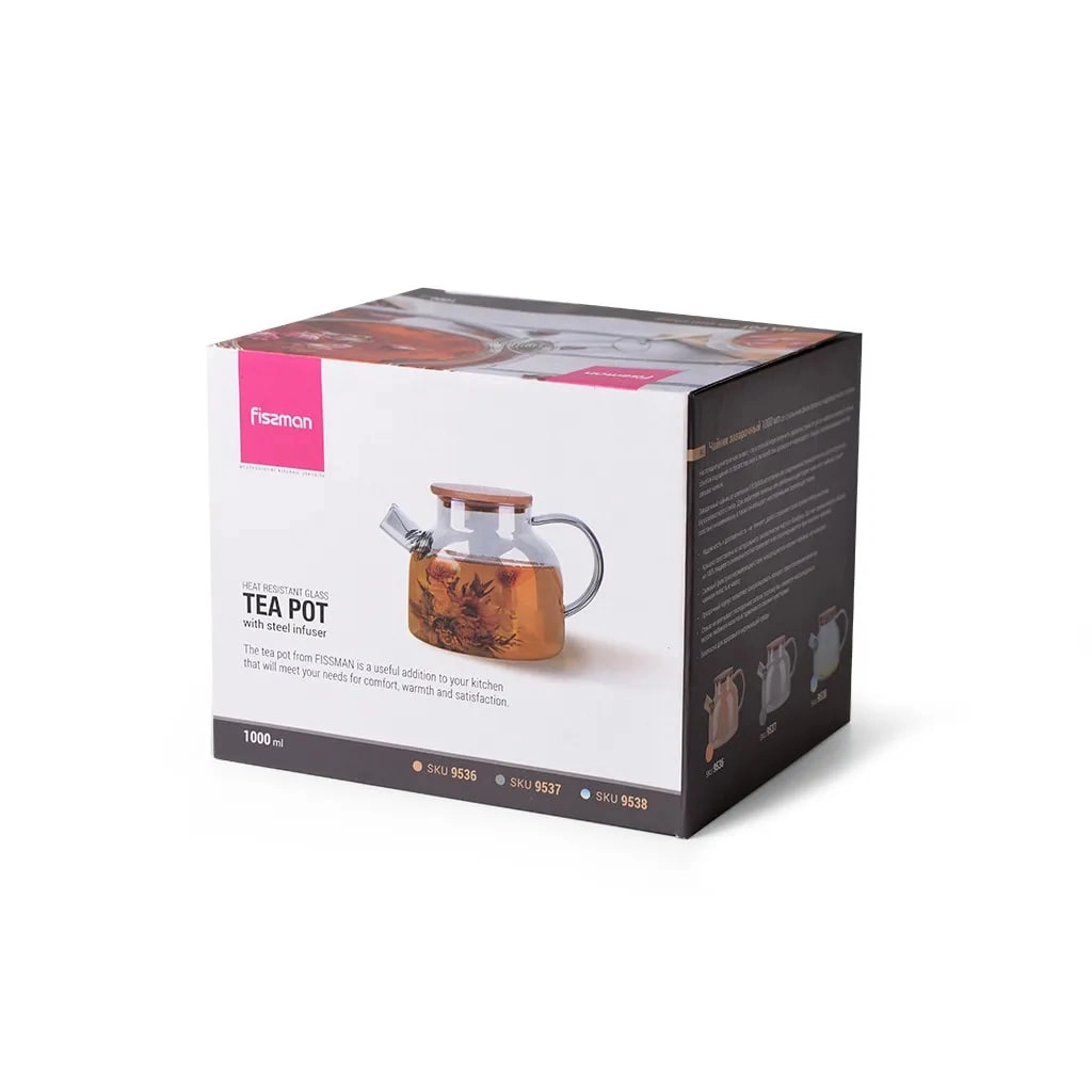 Fissman bambug qopqoqli choynagi, 1 l  shisha O'zbekistonda