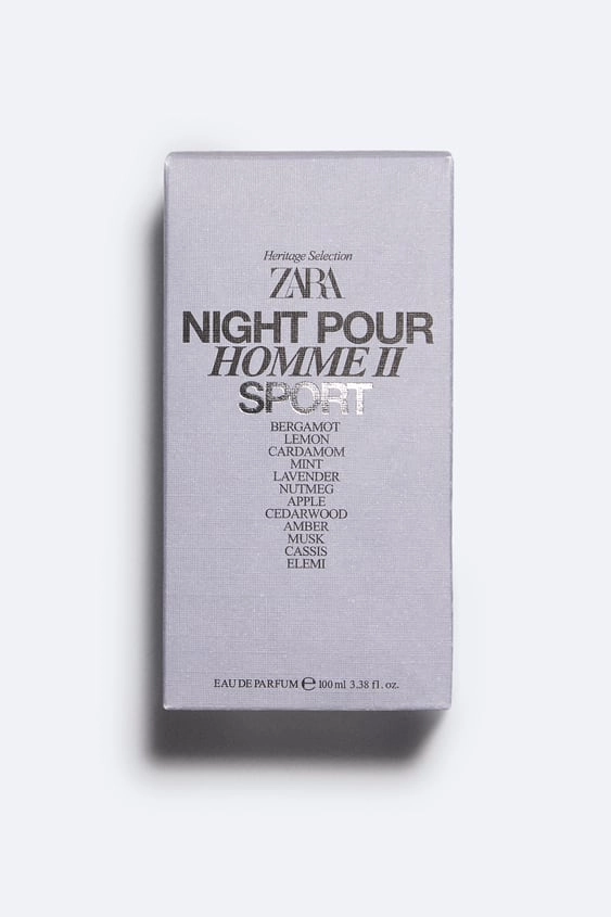 Zara Night pour Homme II Sport 150ml - erkaklar uchun xushbo'ylangan suv O'zbekistonda