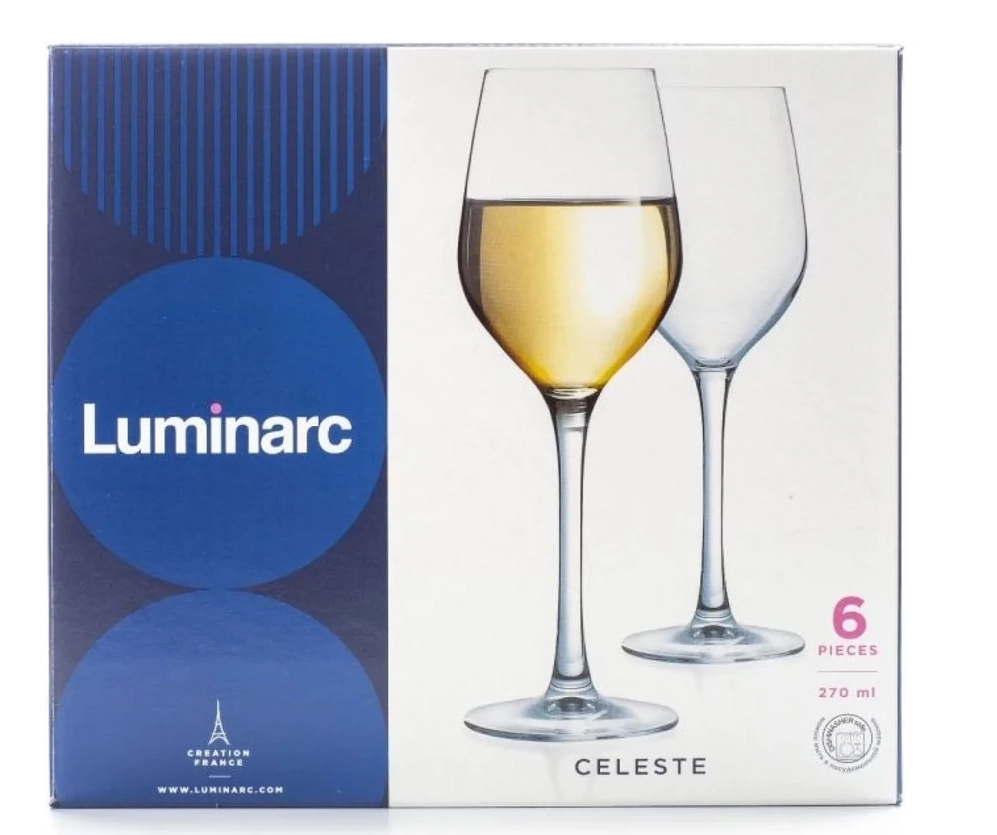 Набор бокалов Luminarc Celeste прозрачный 580 мл 6 шт (L5833) в Узбекистане