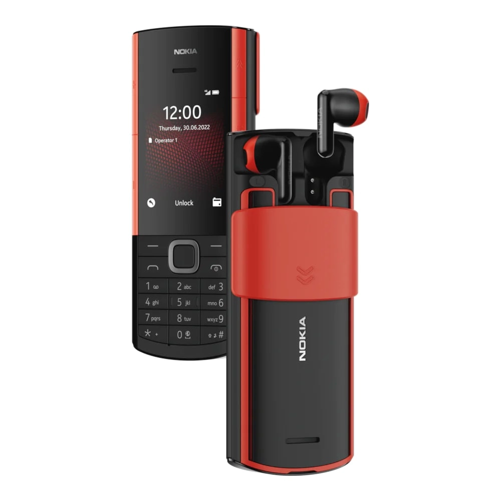 Телефон Nokia 5710 (4G) Black/Red рассрочка