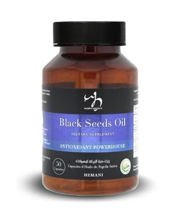 Масло черного тмина в капсулах Black Seeds oil Hemani 50 капсул купить