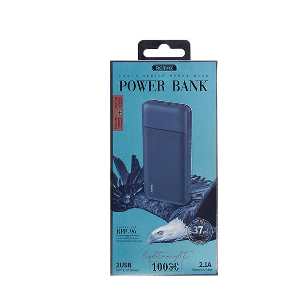 Remax RPP-96 10000mAh portativ akkumulyatori, Blue arzon