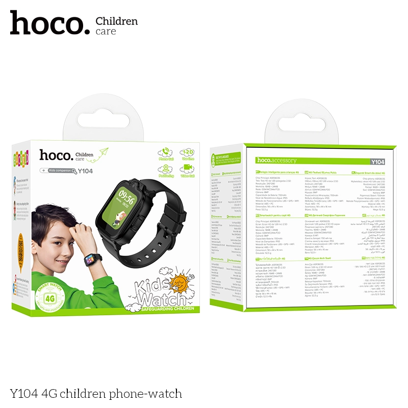 Hoco Y104 qora bolalar soati O'zbekistonda