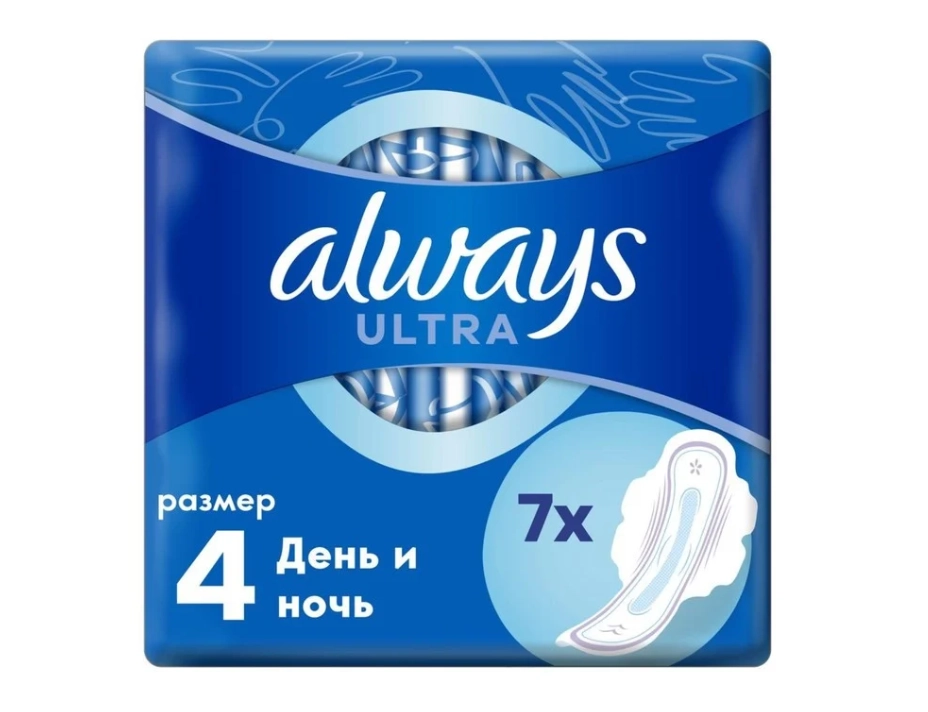 Always Ultra Pads Night Single 7 dona Ayollar gigiyenik tagligi sotib olish