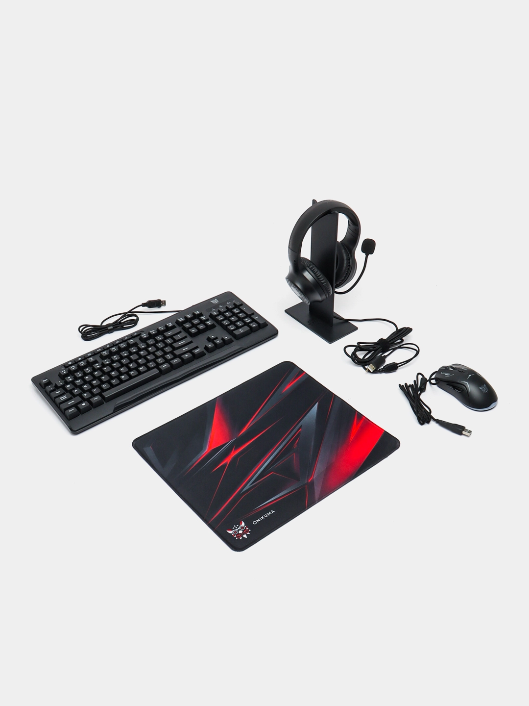 Проводная игровая клавиатура и мышь и гарнитура ONIKUMA COMBO TZ5006 для настольного ПК (5 in 1) недорого
