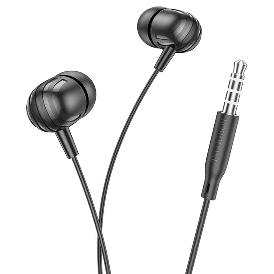 Проводные наушники Borofone BM77 Ascending  - Black в Узбекистане