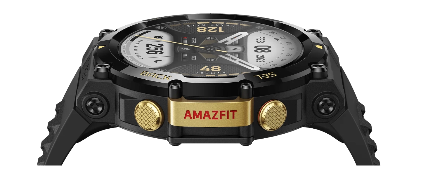 Xiaomi Amazfit T-Rex 2 Astro Black & Gold smart-soati O'zbekistonda