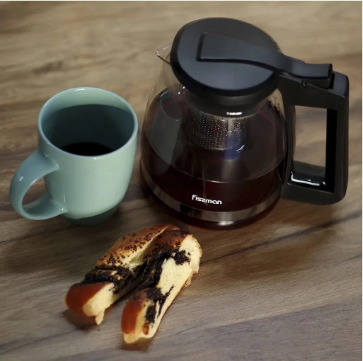 Заварочный чайник 2000 мл со стальным фильтром FISSMAN цена