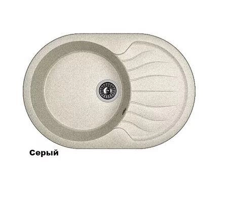 Кухонная мойка Dr. Gans "Берта 760" (Белый, Дюна, Латте, Серый, Терра, Терракота, Черный) доставка