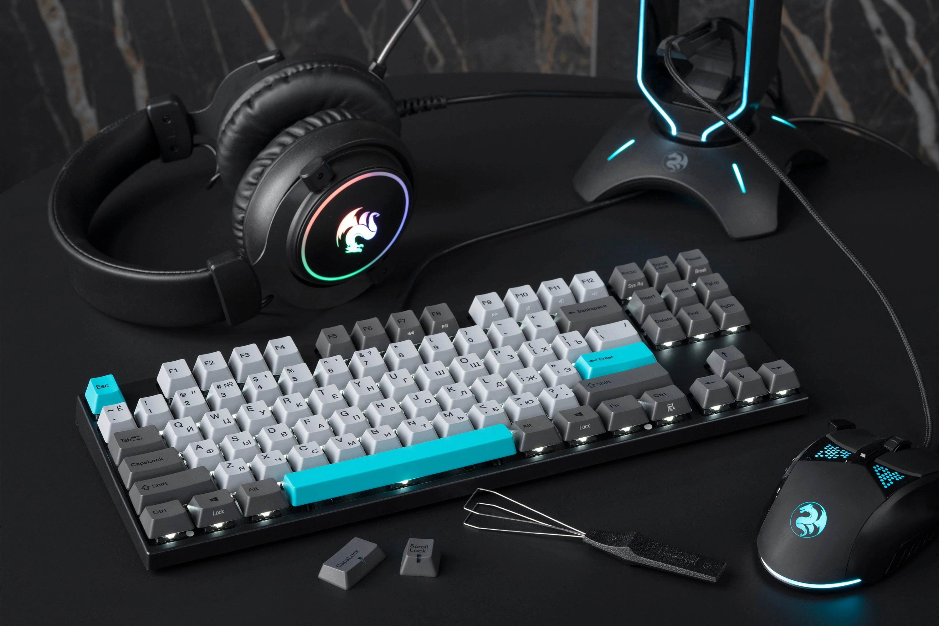 Клавиатура Varmilo VA87M Moonlight, Cherry MX Blue + коврик в подарок доставка