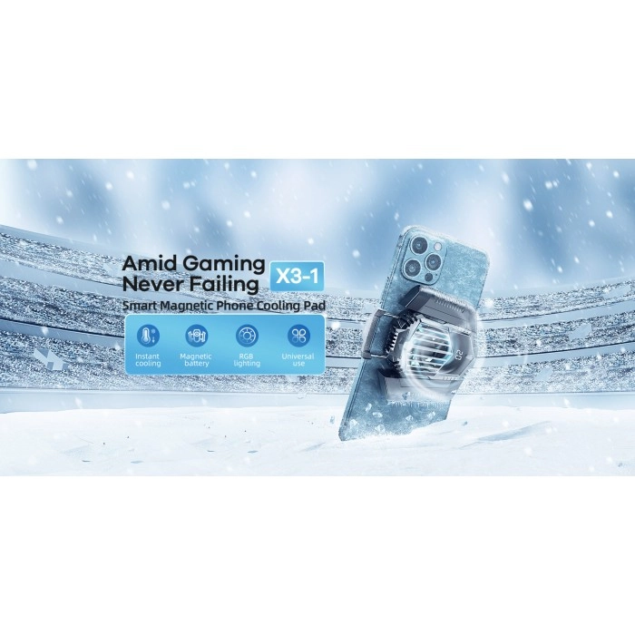 Samsung RemaxX3-1 aqlli magnitli telefon uchun sovutadigan podstavkasi onlayn