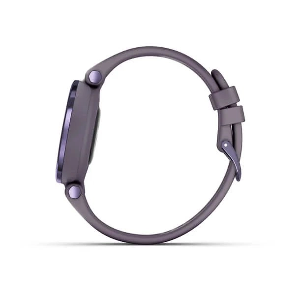 Смарт часы Garmin LILY Sport (безель цвета полночная орхидея, корпус темная орхидея и силиконовый ремешок) - фото №8 Смарт часы Garmin LILY Sport (безель цвета полночная орхидея, корпус темная орхидея и силиконовый ремешок) доставка