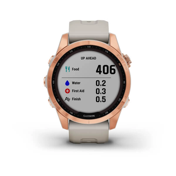 Garmin FENIX 7S Solar Rose gold smart-soati yetkazib berish