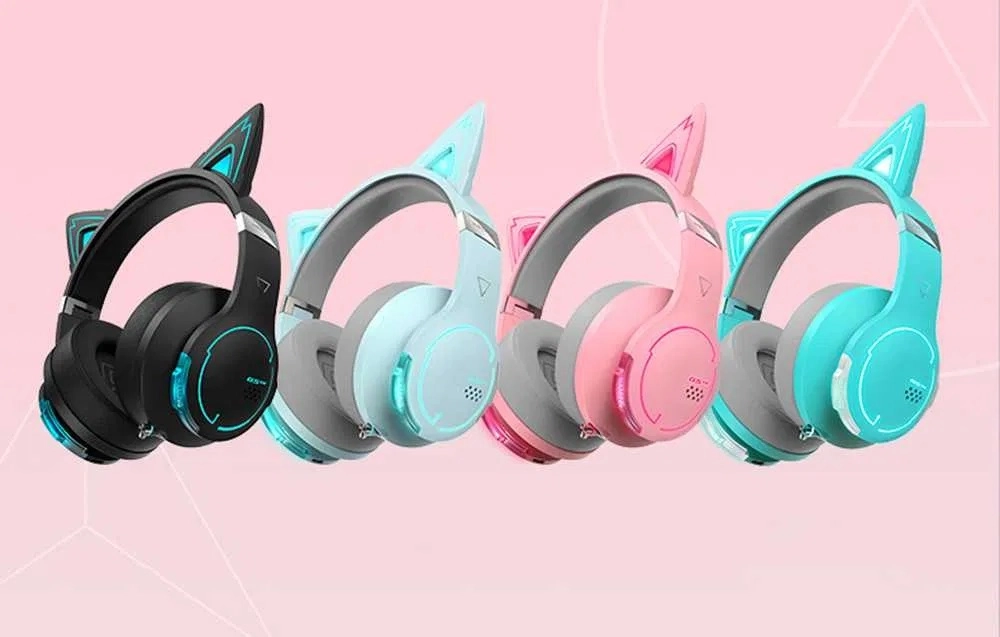 Игровые наушники Edifier G5BT Cat (Pink, Blue, Black, Light blue) доставка