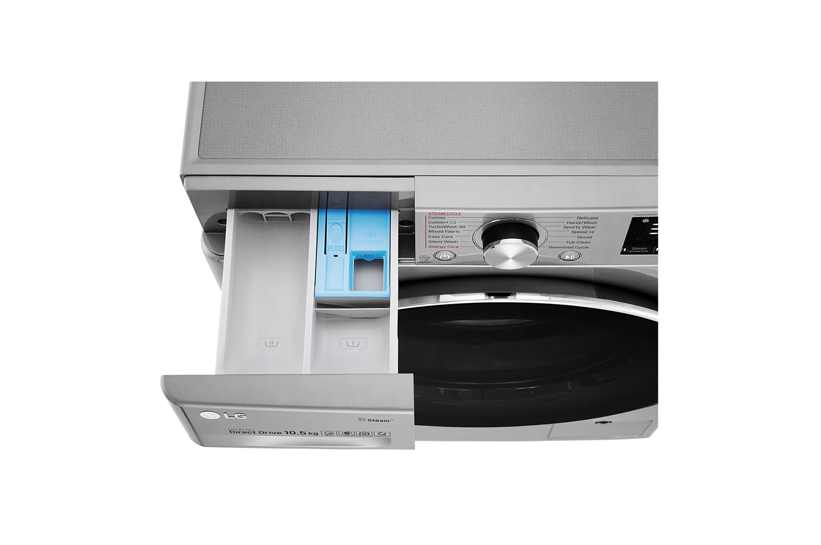 Стиральная машина LG F2V7GW9T (Стальная) (С подачей пара) 8,5 Кг доставка