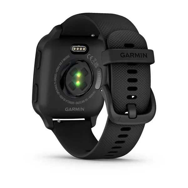 Смарт часы Garmin Venu Sq 2 Music Edition Slate Aluminum Bezel with Black Case and Silicone Band доставка