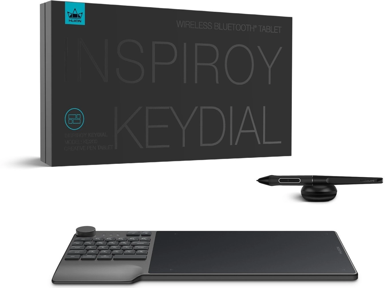 HUION Inspiroy Keydial KD200 grafik plansheti yetkazib berish