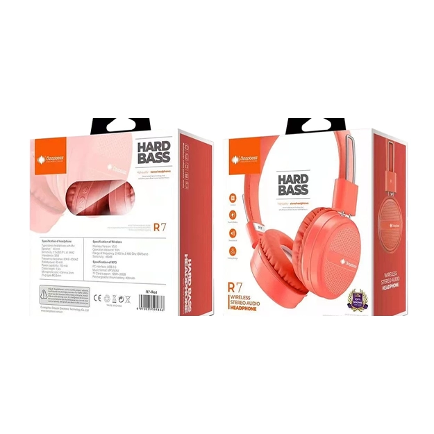Беспроводные наушники Deepbass R7 Orange онлайн