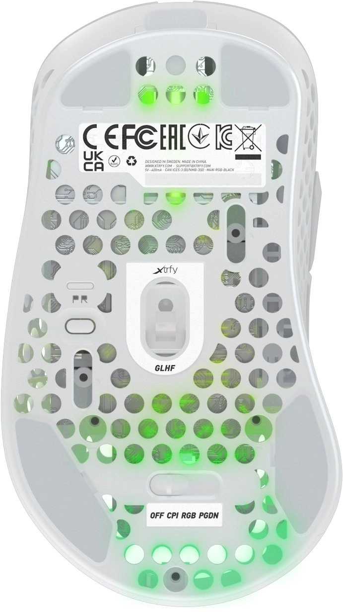 Беспроводная мышь Xtrfy M4 RGB Wireless White доставка