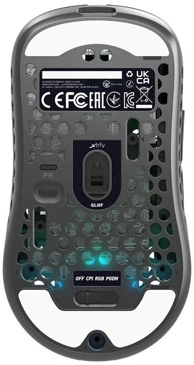 Xtrfy M42 WL RGB qora simsiz sichqonchasi yetkazib berish